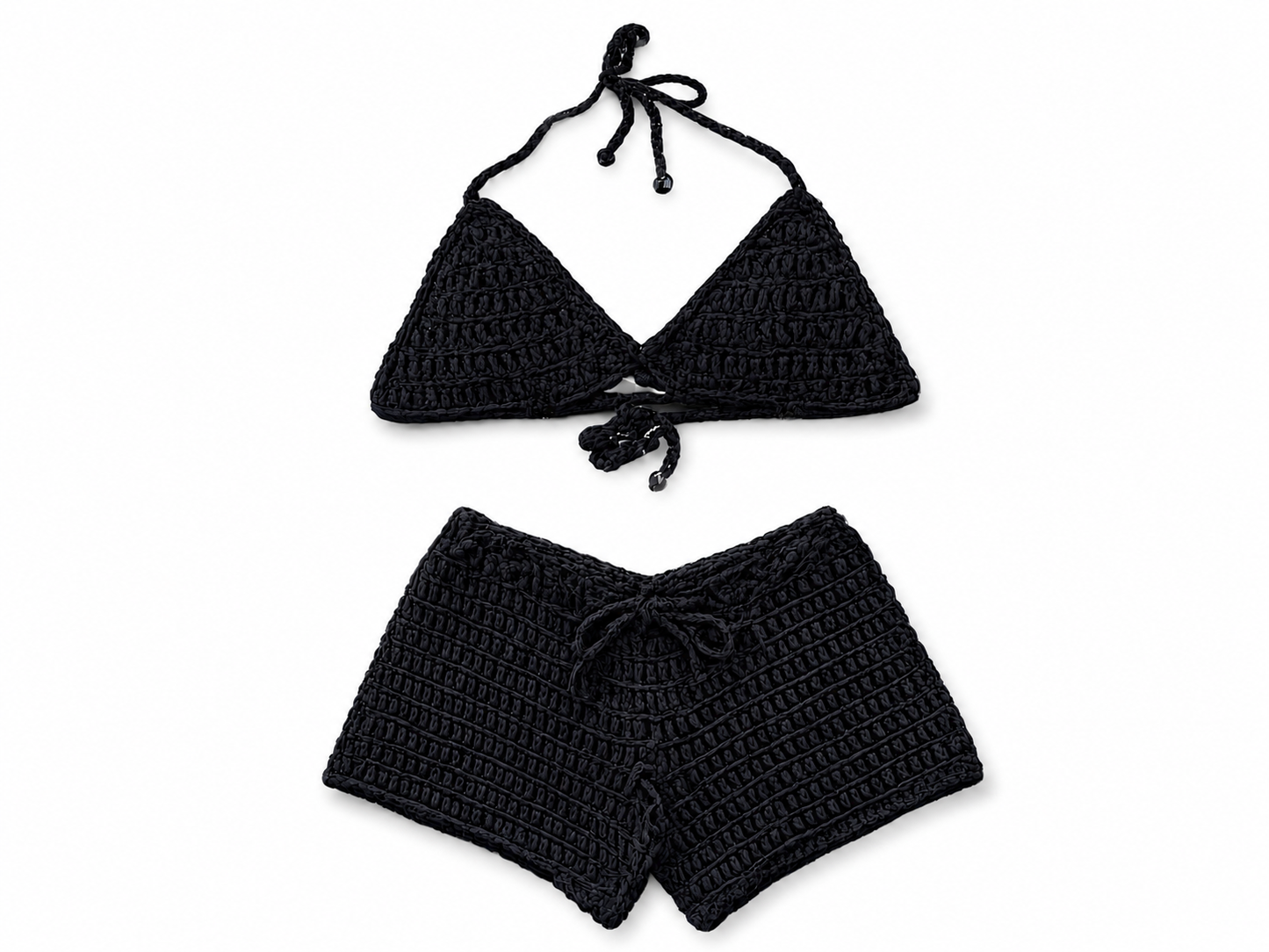 “Midnight Muse” Crochet Shorts