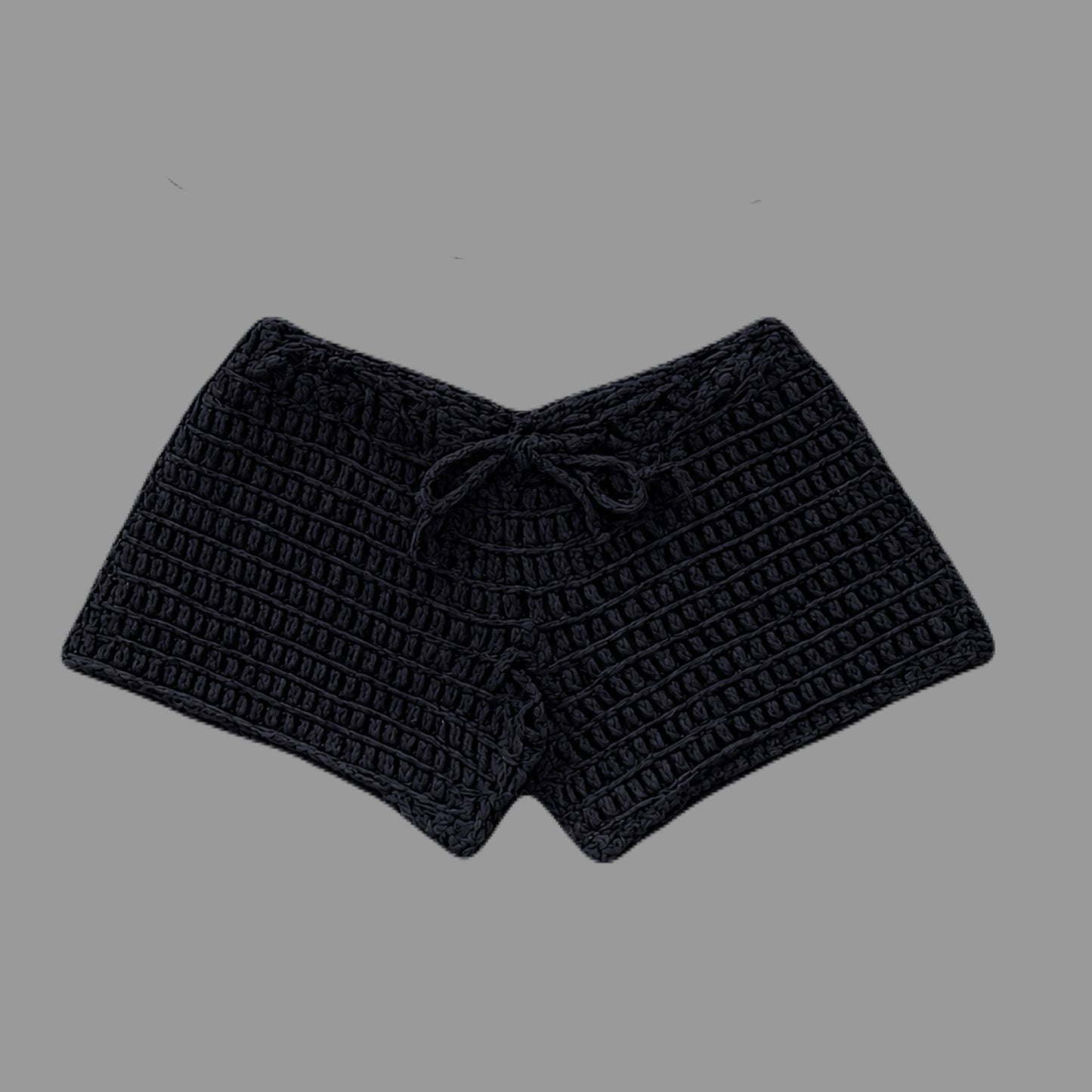 “Midnight Muse” Crochet Shorts